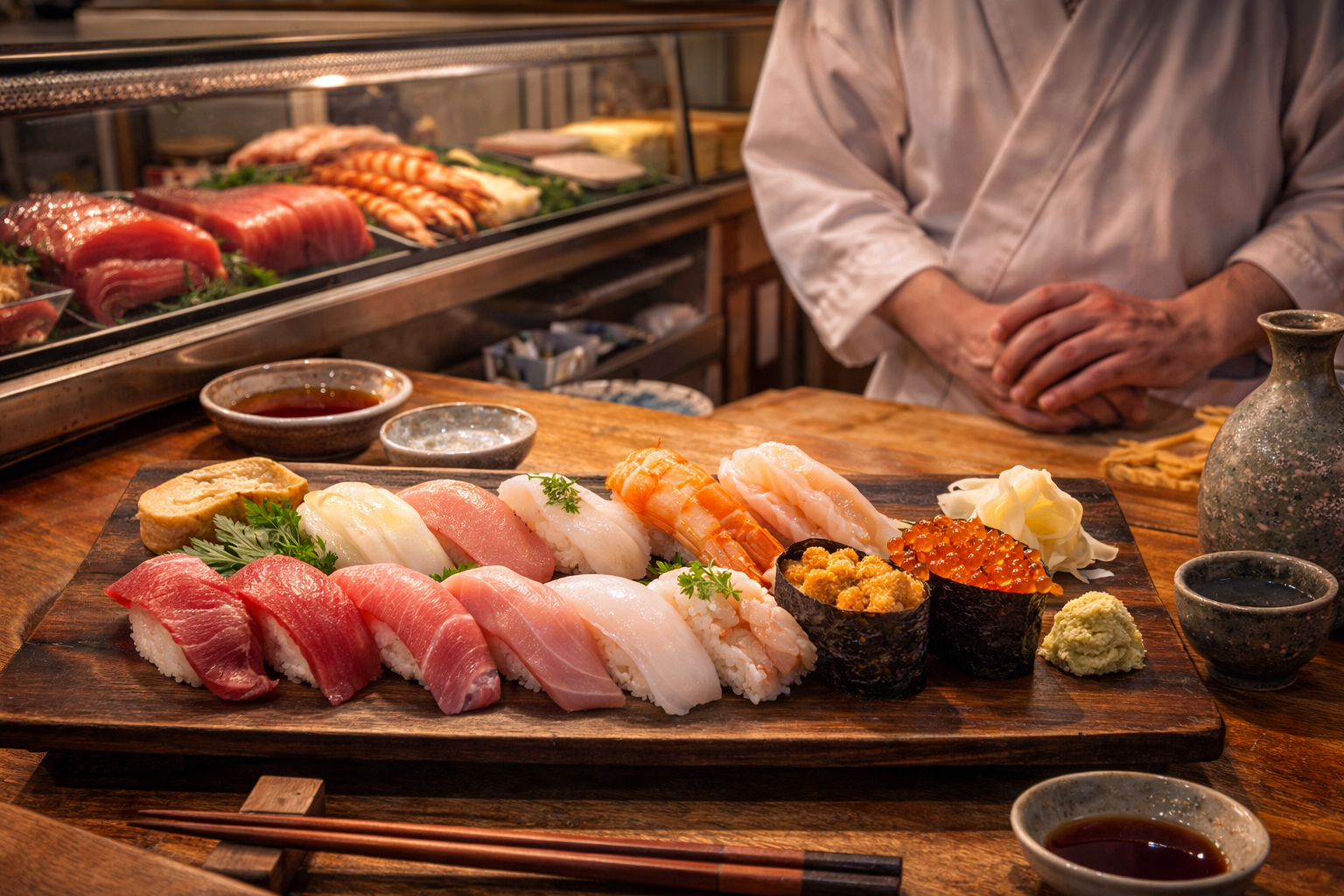 寿司カウンター
